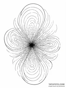 Tattoo sketch, reverberating echo chamber (di... - эскиз тату (№1752402846_0, 13.07.2025 10:34) — Tatufoto.com