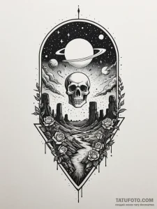 Tattoo sketch, distant echoes of megaliths, s... - эскиз тату (№1752406822_0, 13.07.2025 11:40) — Tatufoto.com