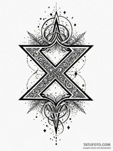 Tattoo sketch, x-factor in the mist, a myster... - эскиз тату (№1752416472_0, 13.07.2025 14:21) — Tatufoto.com
