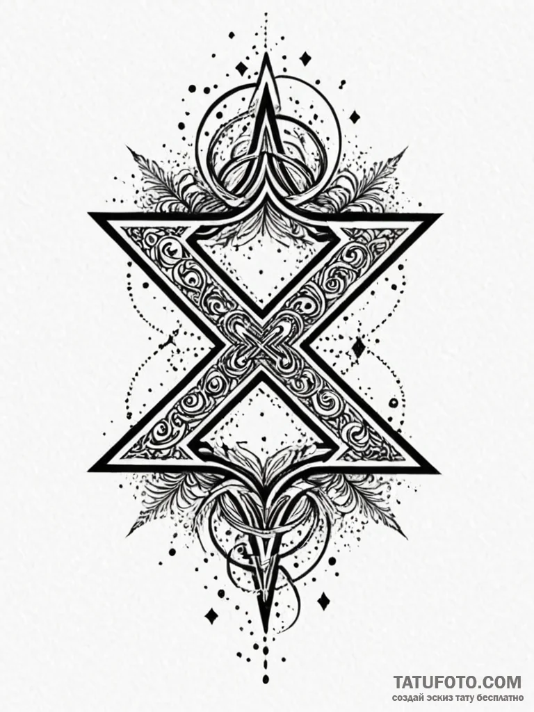 Tattoo sketch, x-factor in the mist, a myster... - эскиз тату (№1752416472_0, 13.07.2025 14:21) — Tatufoto.com