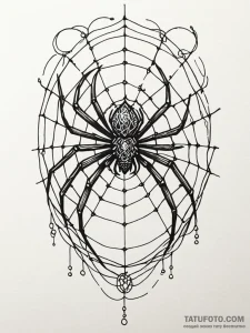 Tattoo sketch, energy web of life, a giant, i... - эскиз тату (№1752423398_0, 13.07.2025 16:16) — Tatufoto.com