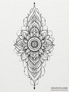 Tattoo sketch, quill and scroll, digital lore... - эскиз тату (№1752424708_0, 13.07.2025 16:38) — Tatufoto.com