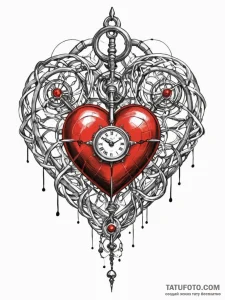 Tattoo sketch, golden thread of fate, a singl... - эскиз тату (№1752426154_0, 13.07.2025 17:02) — Tatufoto.com