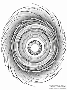 Tattoo sketch, portal within a portal, a larg... - эскиз тату (№1752428234_0, 13.07.2025 17:37) — Tatufoto.com