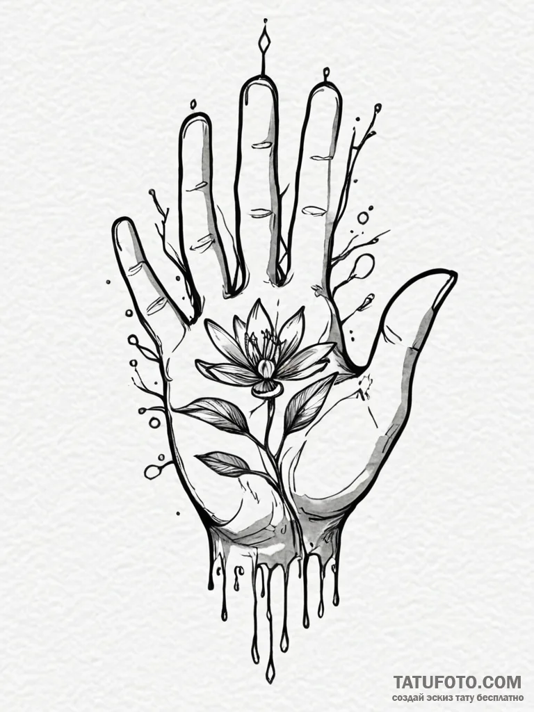 Tattoo sketch, healing glow of data, a delica... - эскиз тату (№1752428672_0, 13.07.2025 17:44) — Tatufoto.com