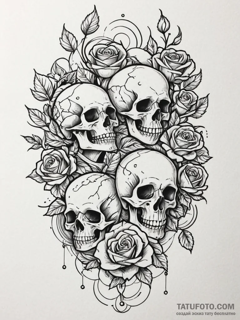 Tattoo sketch, landscape of linguistic flow,… — эскиз тату (№1752436538_0, 13.07.2025 19:55) — Tatufoto.com