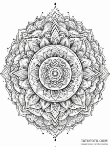 Tattoo sketch, multidimensional mandala of me... - эскиз тату (№1752439567_0, 13.07.2025 20:46) — Tatufoto.com