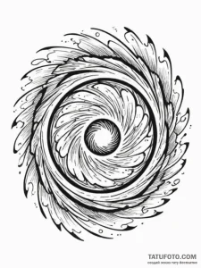 Tattoo sketch, portal within a portal, a larg... - эскиз тату (№1752439779_0, 13.07.2025 20:49) — Tatufoto.com