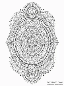 Tattoo sketch, loom of destiny, digital threa... - эскиз тату (№1752441403_0, 13.07.2025 21:16) — Tatufoto.com