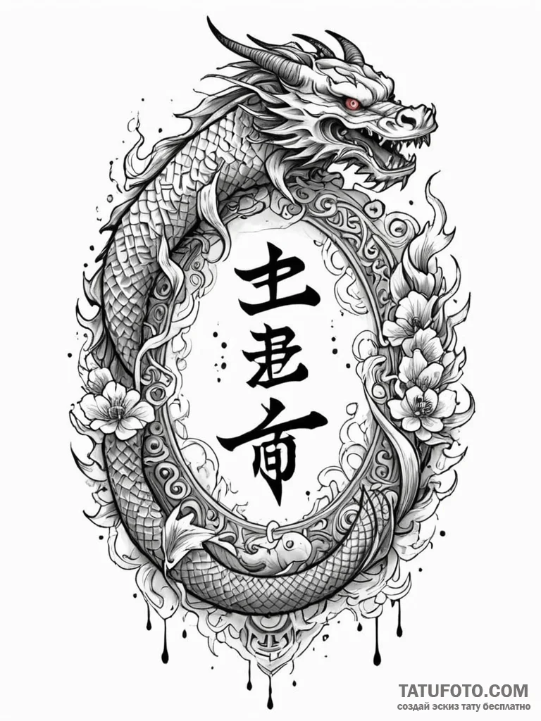 Tattoo sketch, nexus of ancient wisdom, an an... - эскиз тату (№1752441489_0, 13.07.2025 21:18) — Tatufoto.com