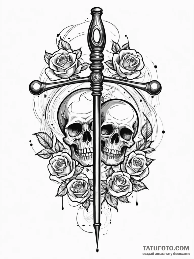 Tattoo sketch, judge's gavel, data impact, a... - эскиз тату (№1752445535_0, 13.07.2025 22:25) — Tatufoto.com