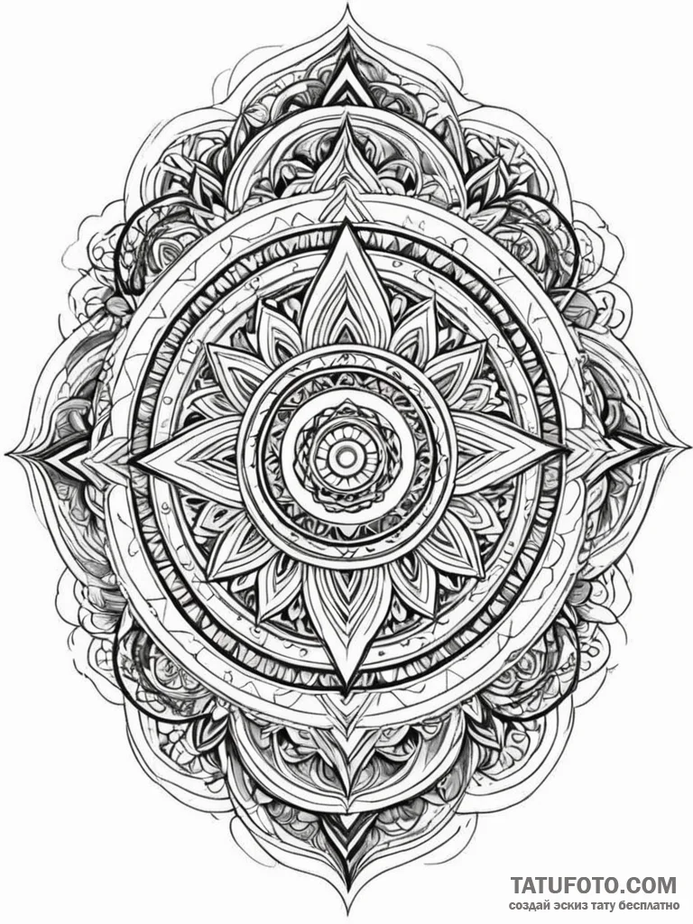 Tattoo sketch, doorway to the dreamscape, an… — эскиз тату (№1752445619_0, 13.07.2025 22:26) — Tatufoto.com