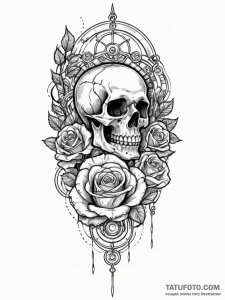 Tattoo sketch, voice recorder, spectral playb... - эскиз тату (№1752450556_0, 13.07.2025 23:49) — Tatufoto.com