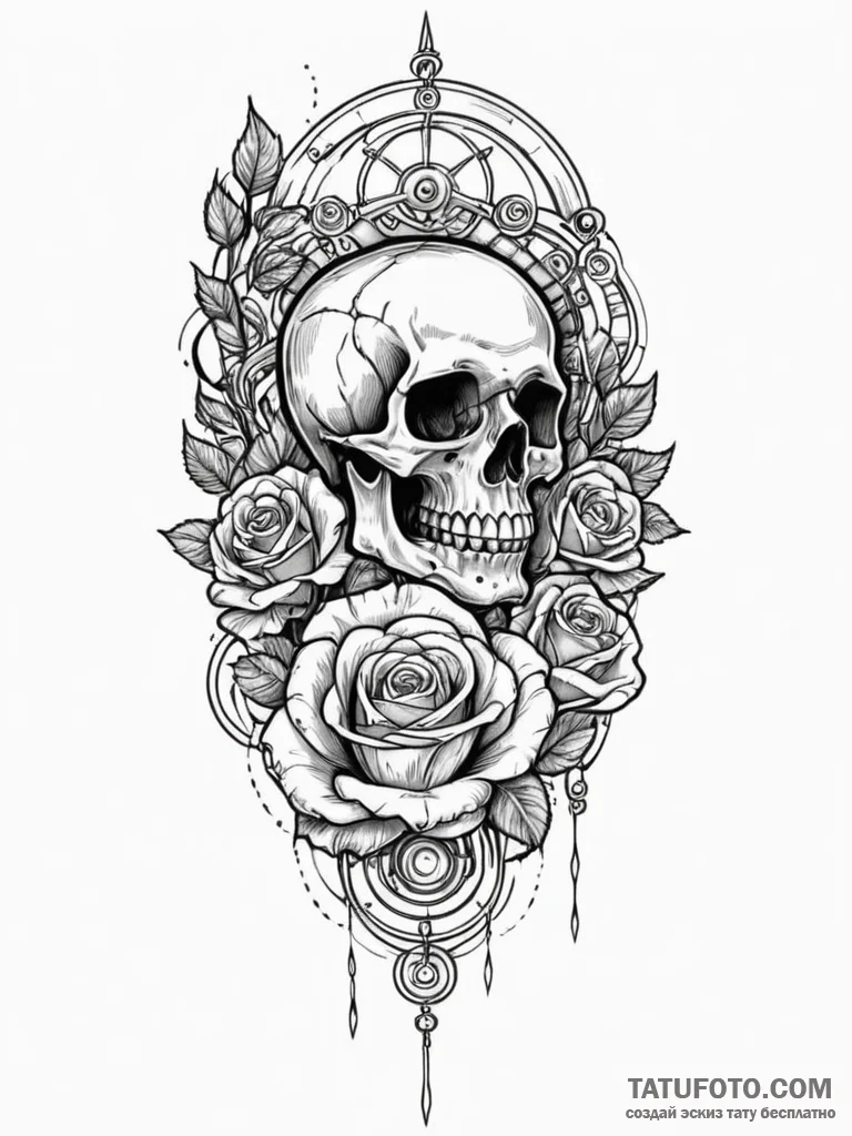 Tattoo sketch, voice recorder, spectral playb... - эскиз тату (№1752450556_0, 13.07.2025 23:49) — Tatufoto.com