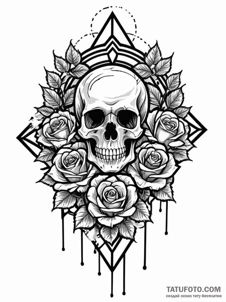 Tattoo sketch, urban graffiti, digital pulse,... - эскиз тату (№1752452234_0, 14.07.2025 00:17) — Tatufoto.com