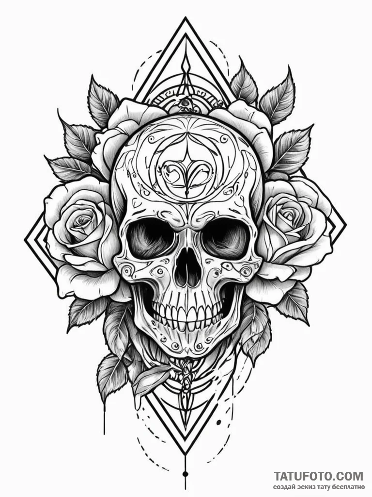 Tattoo sketch, watchful eye of the algorithm,... - эскиз тату (№1752452485_0, 14.07.2025 00:21) — Tatufoto.com