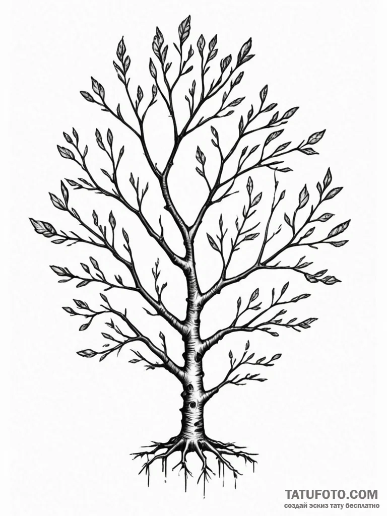 Tattoo sketch, symbiotic sprout of steel, a d... - эскиз тату (№1752453323_0, 14.07.2025 00:35) — Tatufoto.com
