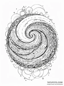 Tattoo sketch, reflective surface of truth, a... - эскиз тату (№1752457857_0, 14.07.2025 01:50) — Tatufoto.com