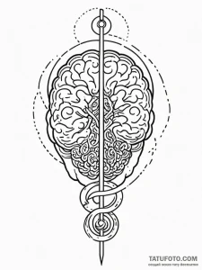 Tattoo sketch, inherited memory code, a styli... - эскиз тату (№1752463313_0, 14.07.2025 03:21) — Tatufoto.com