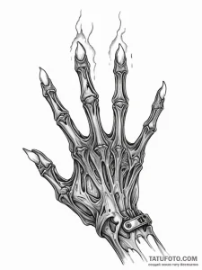 Tattoo sketch, zombie hand, reaching for conn... - эскиз тату (№1752465006_0, 14.07.2025 03:50) — Tatufoto.com