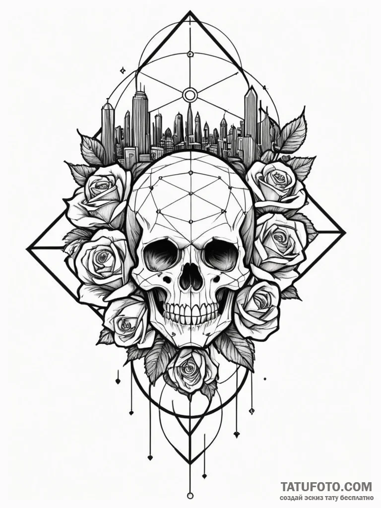 Tattoo sketch, blockchain ledger visualized a... - эскиз тату (№1752467111_0, 14.07.2025 04:25) — Tatufoto.com