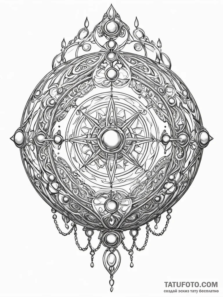 Tattoo sketch, sovereign’s sphere of data, a… — эскиз тату (№1752467194_0, 14.07.2025 04:26) — Tatufoto.com