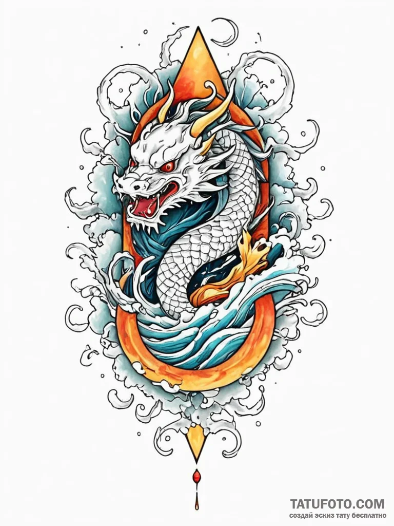 Tattoo sketch, emotional spectrum prism, a cl... - эскиз тату (№1752467446_0, 14.07.2025 04:30) — Tatufoto.com