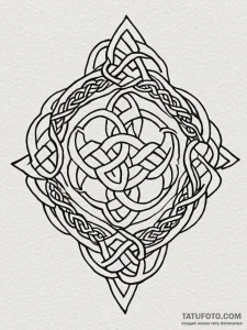 Tattoo sketch, woven tapestry of time (celtic... - эскиз тату (№1752468198_0, 14.07.2025 04:43) — Tatufoto.com
