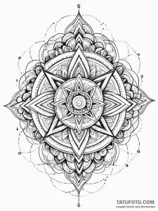 Tattoo sketch, controlled chaos: an explosion... - эскиз тату (№1752478614_0, 14.07.2025 07:36) — Tatufoto.com