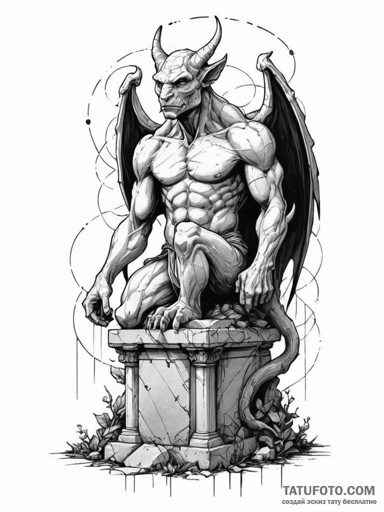 Tattoo sketch, silent sentinel of the server... - эскиз тату (№1752479116_0, 14.07.2025 07:45) — Tatufoto.com