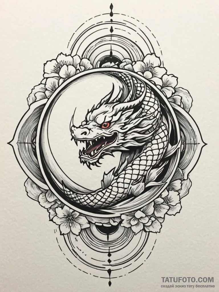 Tattoo sketch, kinetic sphere of influence, a... - эскиз тату (№1752480623_0, 14.07.2025 08:10) — Tatufoto.com