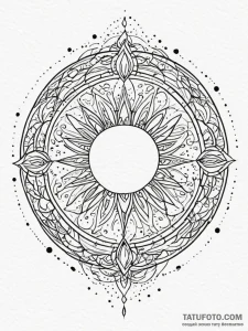 Tattoo sketch, zone of abstract serenity, a m... - эскиз тату (№1752481124_0, 14.07.2025 08:18) — Tatufoto.com
