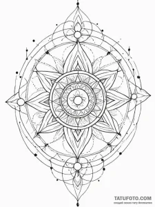Tattoo sketch, needle and thread of fate (cos... - эскиз тату (№1752481710_0, 14.07.2025 08:28) — Tatufoto.com