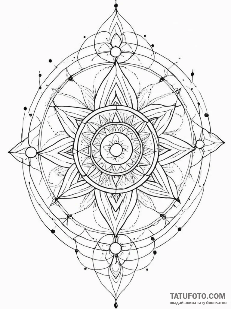 Tattoo sketch, needle and thread of fate (cos... - эскиз тату (№1752481710_0, 14.07.2025 08:28) — Tatufoto.com