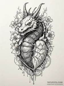 Tattoo sketch, lifeblood of the machine, a de... - эскиз тату (№1752484477_0, 14.07.2025 09:14) — Tatufoto.com
