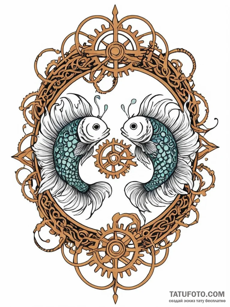Tattoo sketch, harmony of opposites, a symbol... - эскиз тату (№1752487249_0, 14.07.2025 10:00) — Tatufoto.com