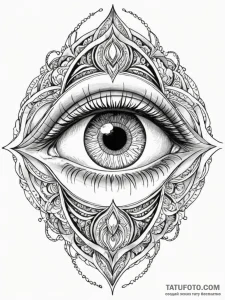 Tattoo sketch, interdimensional iris, a human... - эскиз тату (№1752489801_0, 14.07.2025 10:43) — Tatufoto.com