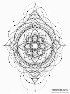 Tattoo sketch, zephyr of change, data particl... - эскиз тату (№1752491389_0, 14.07.2025 11:09) — Tatufoto.com