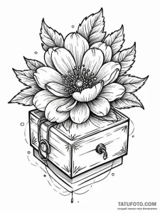 Tattoo sketch, yesteryear's promise, digital... - эскиз тату (№1752494228_0, 14.07.2025 11:57) — Tatufoto.com