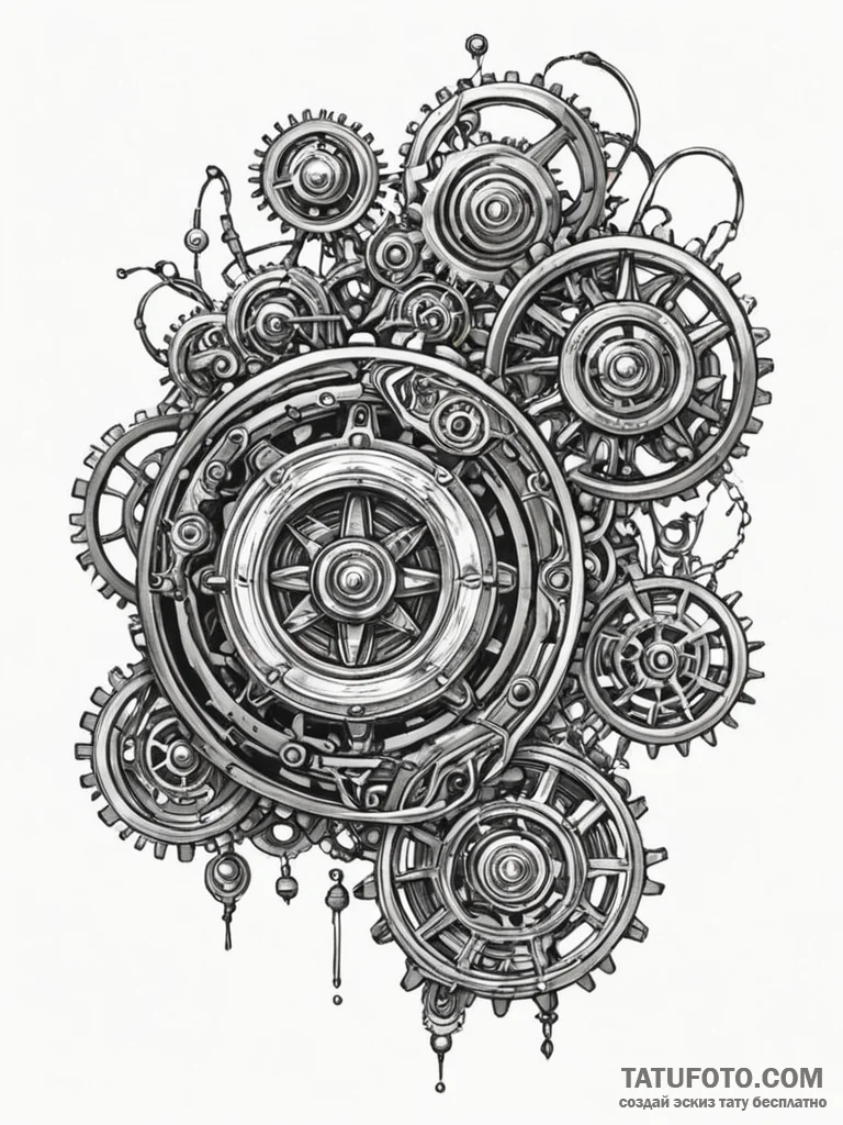Tattoo sketch, zealous zealot's zed-drive, a... - эскиз тату (№1752496735_0, 14.07.2025 12:38) — Tatufoto.com