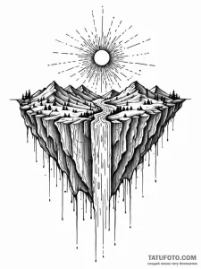 Tattoo sketch, weeping wall, healing code, a... - эскиз тату (№1752500258_0, 14.07.2025 13:37) — Tatufoto.com