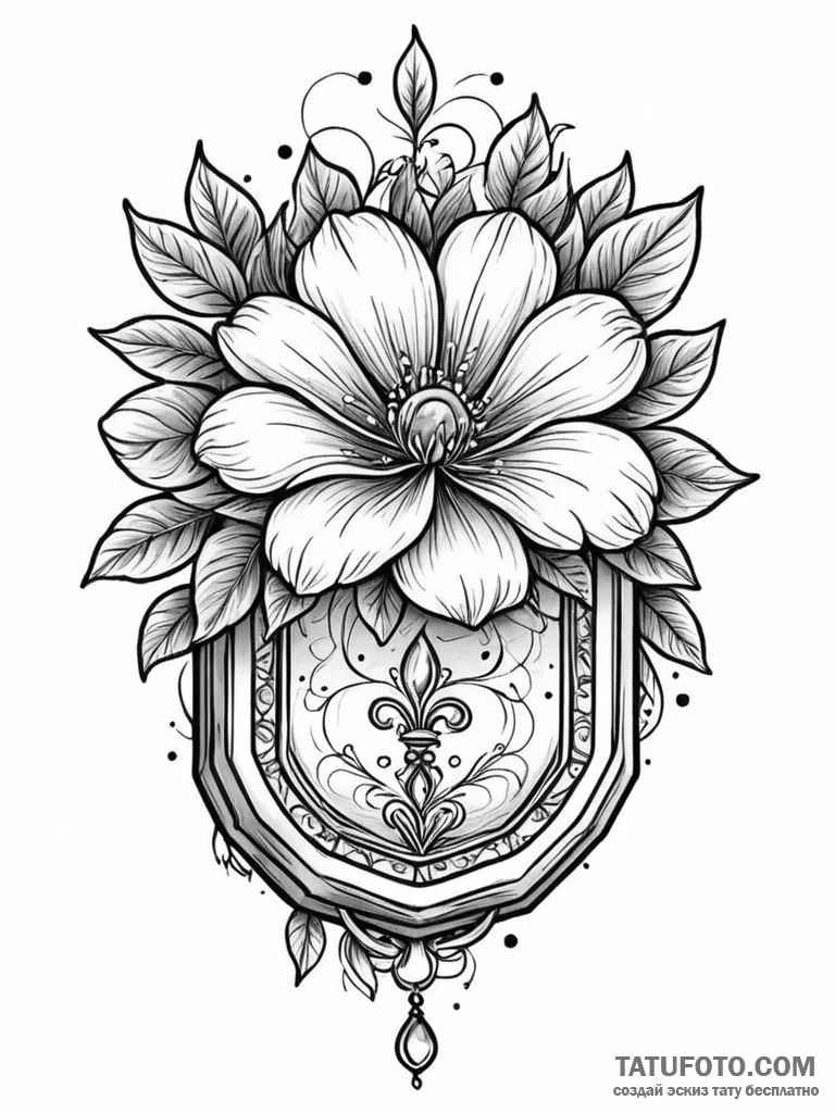 Tattoo sketch, yesteryear's promise, digital... - эскиз тату (№1752501707_0, 14.07.2025 14:01) — Tatufoto.com