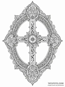 Tattoo sketch, illuminated manuscript, digita... - эскиз тату (№1752502900_0, 14.07.2025 14:21) — Tatufoto.com