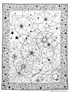 Tattoo sketch, quilted cosmos blanket, a vast... - эскиз тату (№1752505547_0, 14.07.2025 15:05) — Tatufoto.com