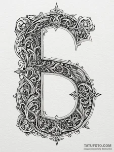 Tattoo sketch, illuminated manuscript, digita... - эскиз тату (№1752509052_0, 14.07.2025 16:04) — Tatufoto.com
