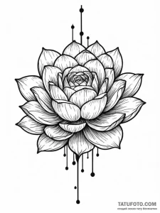 Tattoo sketch, growth through glitch, a delic... - эскиз тату (№1752512981_0, 14.07.2025 17:09) — Tatufoto.com