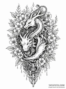 Tattoo sketch, abstract anatomical heart made... - эскиз тату (№1752517124_0, 14.07.2025 18:18) — Tatufoto.com