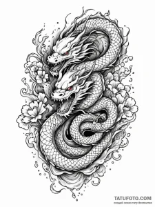 Kraken maw devouring relic, tattoo line art,... - эскиз тату (№1752521584_0, 14.07.2025 19:33) — Tatufoto.com