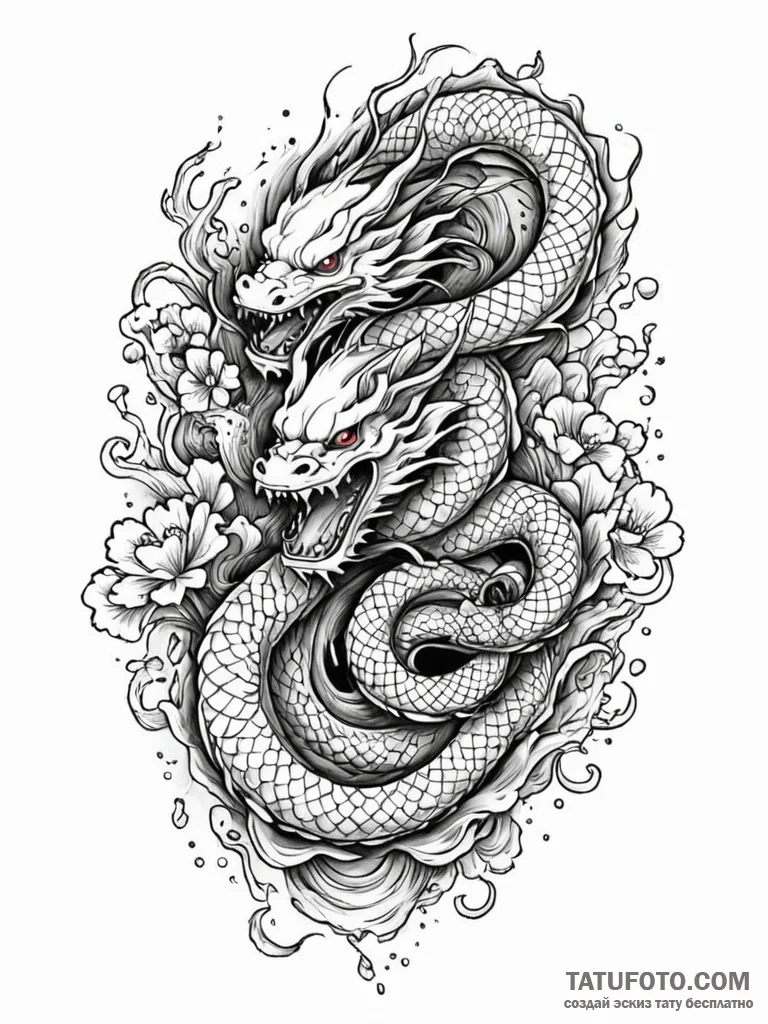 Kraken maw devouring relic, tattoo line art,... - эскиз тату (№1752521584_0, 14.07.2025 19:33) — Tatufoto.com