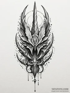 Void talon gripping ancient relic, concept ar... - эскиз тату (№1752526841_0, 14.07.2025 21:00) — Tatufoto.com